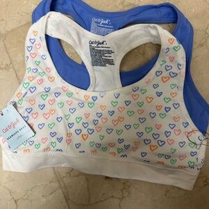 Cat & Jack Heart Print and Blue Tank Tops